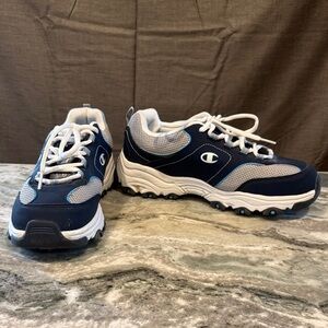 Champion Navy and White Athletic Shoes